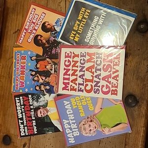 NWT Lot of 6 Funny & Cheeky British Slang Birthday Cards